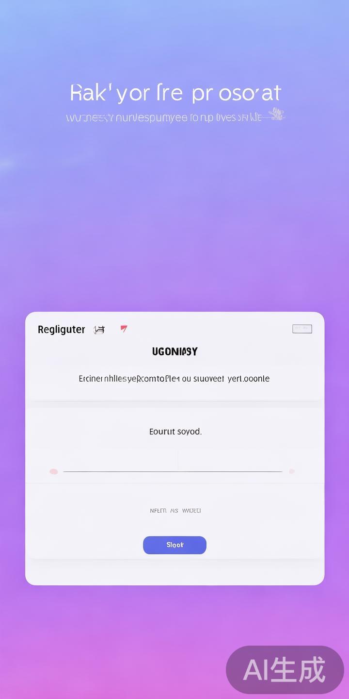 壹号app注册入口及在线登录指南与客服帮助解答 点击进入注册页面:点击“注册”后,系统会引导到注册